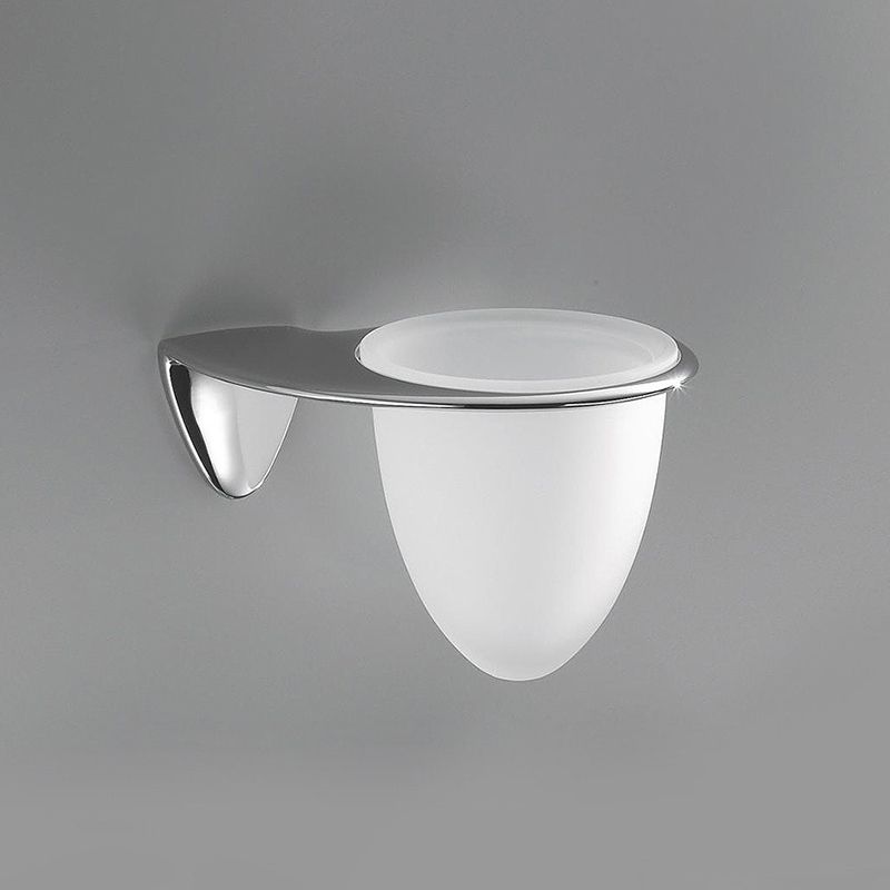 Стакан для зубных щеток Colombo Design Khala B1802.000 Белый, Хром Стакан для зубных щеток Colombo Design Khala B1802.000 Белый, Хром