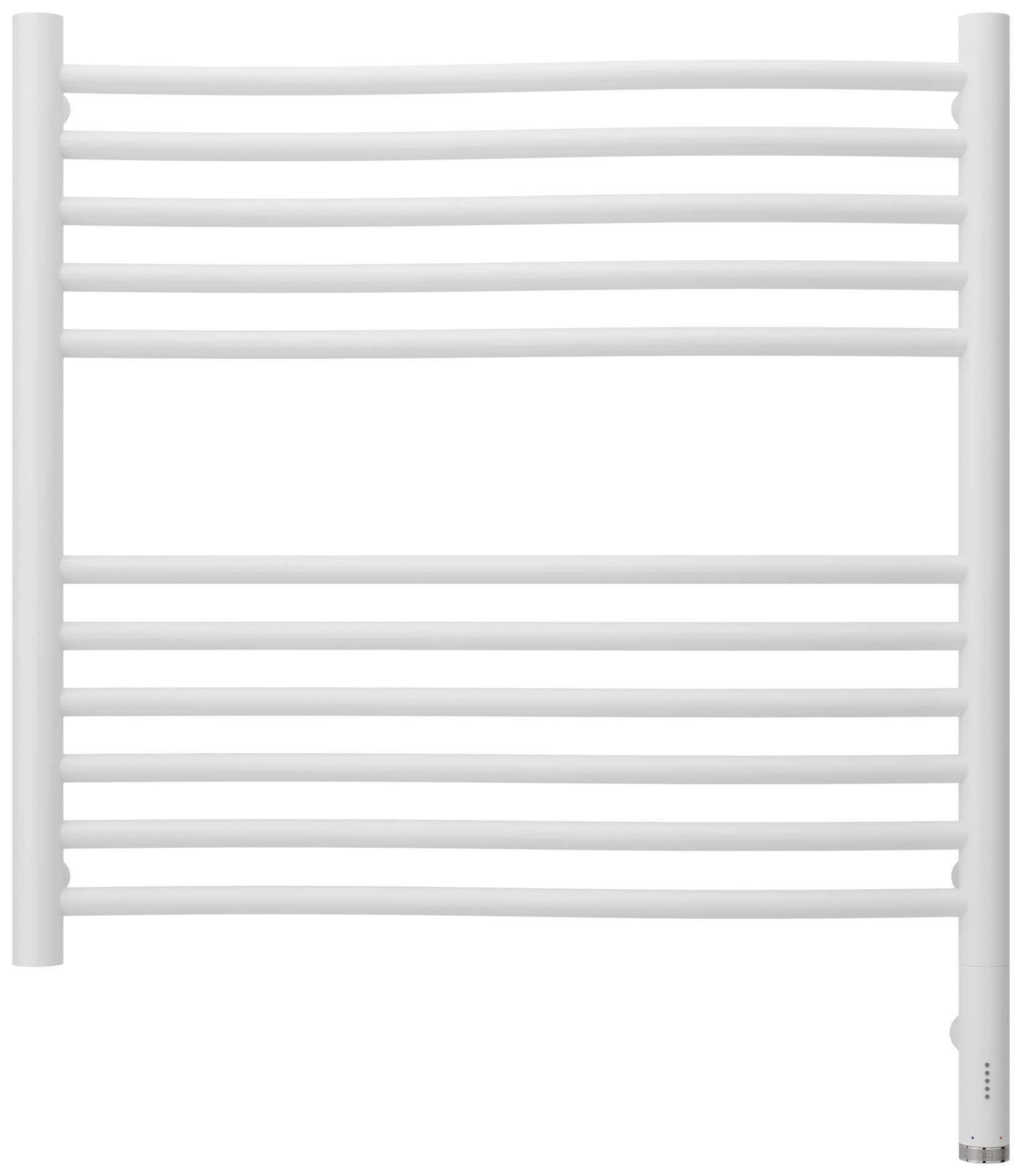 Полотенцесушитель электрический ФЛЮИД 3.0 600х600 МЭМ правый (Матовый белый)