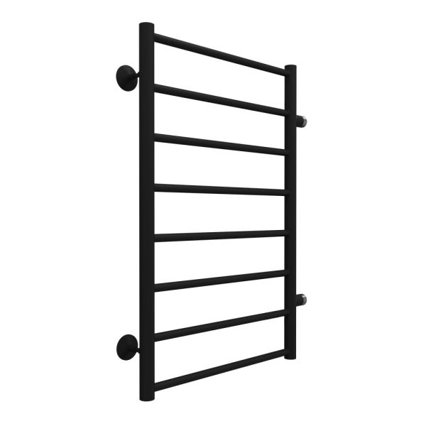 Полотенцесушитель водяной (боковое подключение) Terminus Аврора П8 50х80, черный