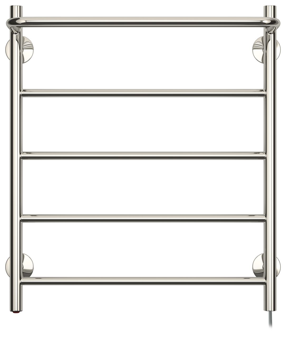 Электрический полотенцесушитель СТИЛЬЕ "Формат 30 П" 600х500 (Полка + 4) П16 (Без покрытия)
