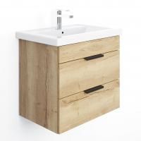 Тумба Onika Легран 50 подвесная, дуб галифакс (ум. Фостер 50/Como 50)