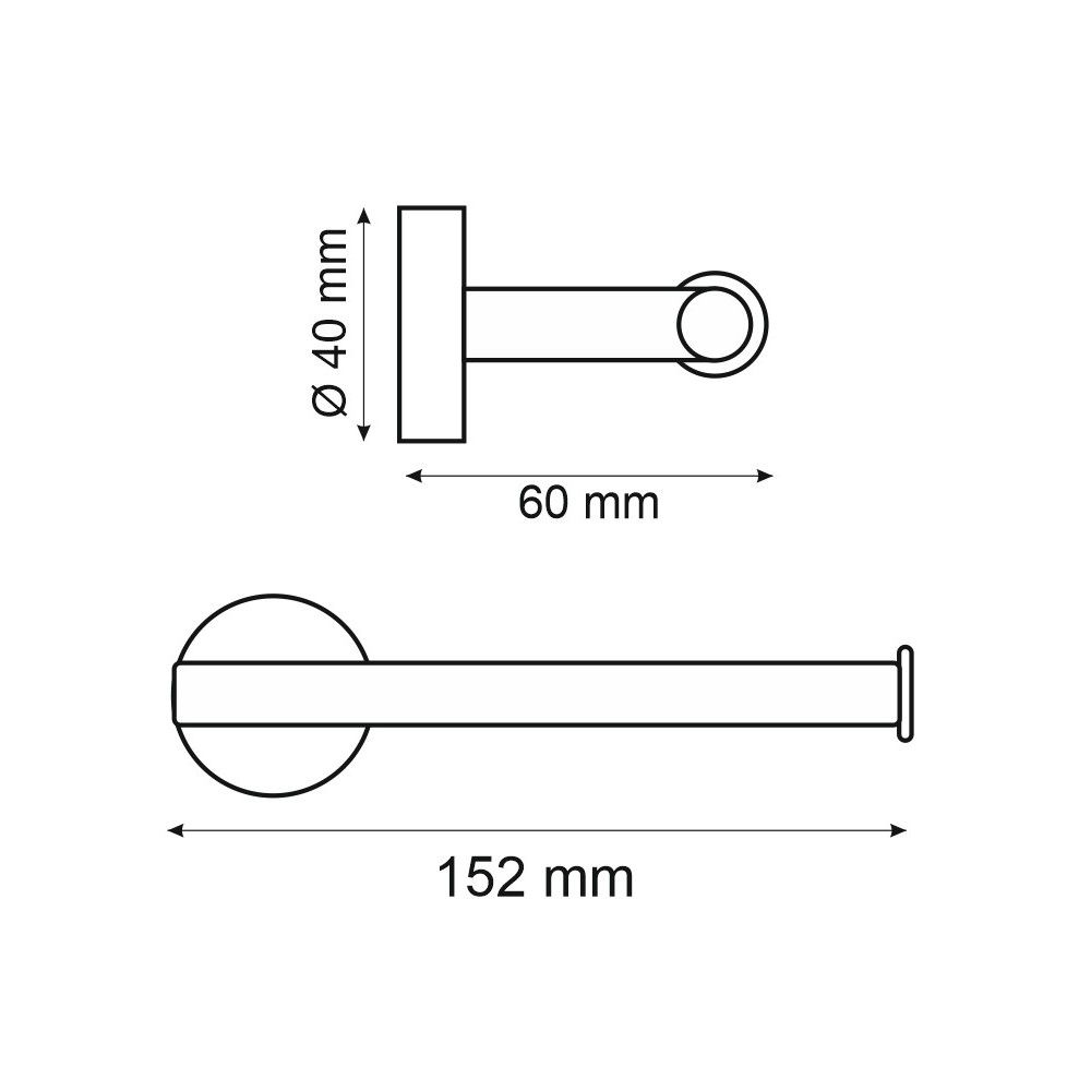 Держатель для туалетной бумаги Webert Rimini RI500801010, золото, артикул RI500801010