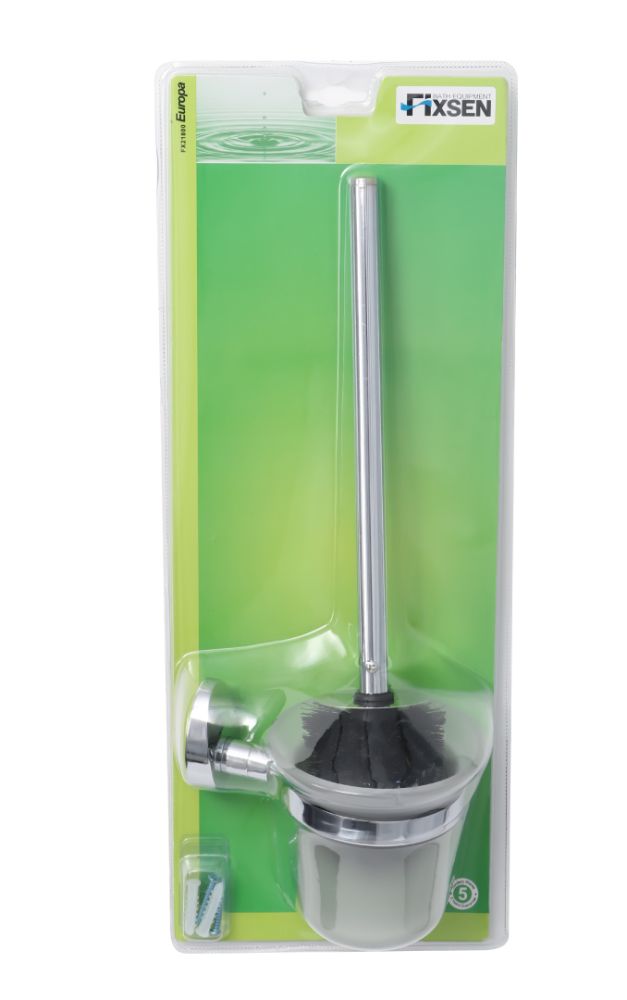 Ершик для унитаза Fixsen Europa FX-21813 Хром, артикул FX-21813