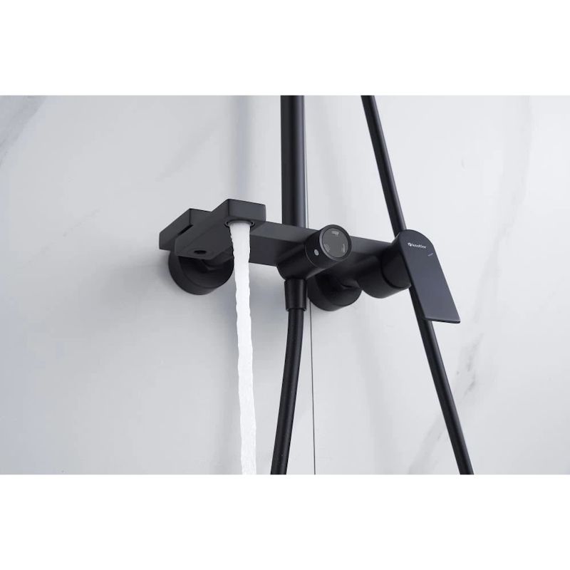 Душевая система Knotlor KN-72/BL, черный, артикул KN-72/BL