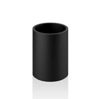 Стакан, Decor Walther, BLACK STONE, ширина, мм-80, глубина, мм-80, высота, мм-100, отдельностоящий, материал стакана-минеральный, цвет-Black Matt