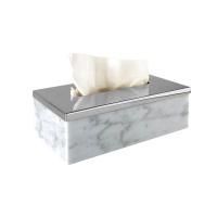 3SC Elegance MARMO Контейнер для салфеток 23х12,5хh7см, цвет: мрамор bianco carrara/хром 3SC Elegance MARMO Контейнер для салфеток 23х12,5хh7см, цвет: мрамор bianco carrara/хром