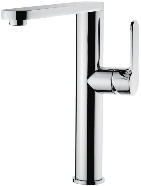 Emmevi Nefer, кухонный однорычажный смеситель с поворотным изливом (излив 22 см), без донного клапана, цвет хром