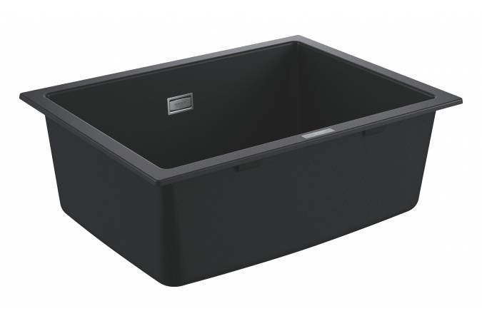 Мойка GROHE K700U с одной чашей, 610 x 460 мм, черный гранит (31655AP0) Мойка GROHE K700U с одной чашей, 610 x 460 мм, черный гранит (31655AP0)