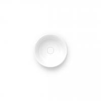 Раковина CIRCO накладная 36, белая глянцевая