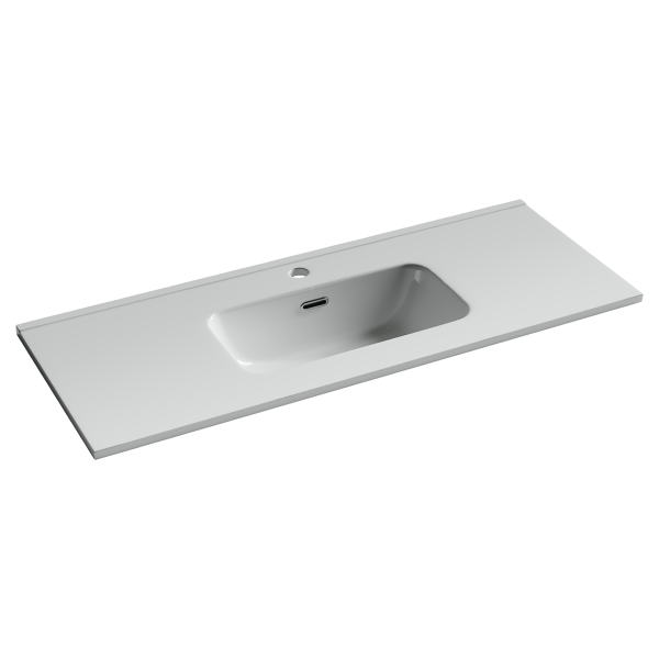 CN7027 Раковина мебельная накладная Компакт (Compact) 1010x395x175, цвет белый