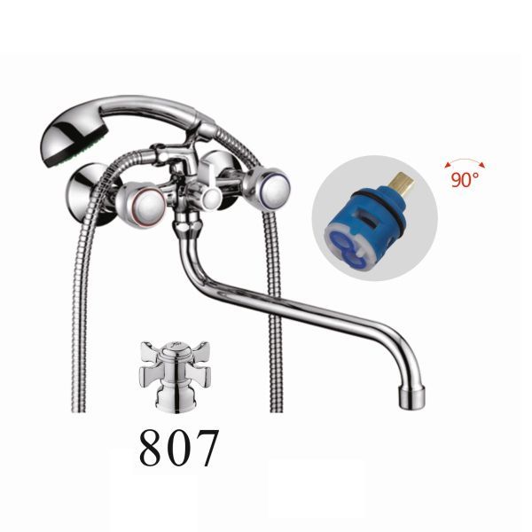 Смеситель для ванны D-Lin D146807, хром