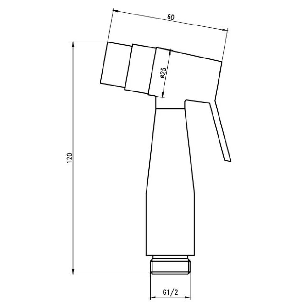 Гигиенический набор Savol SK-PQT02, хром, артикул SK-PQT02