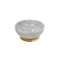 3SC Elegance MARMO Мыльница настольная, цвет: мрамор bianco carrara/золото 24к. Lucido 3SC Elegance MARMO Мыльница настольная, цвет: мрамор bianco carrara/золото 24к. Lucido