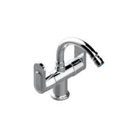 THG CORVAIR A MANETTES FIOR DI BOSCO Смеситель для биде на 1 отверстие, 2-х вентильный, с донным клапаном, цвет хром