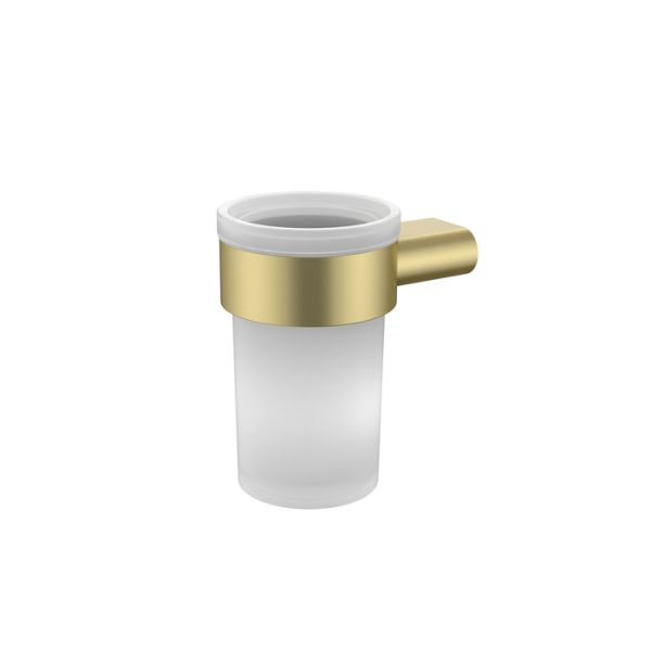 Стакан для зубных щеток IDDIS Petite нержавеющая сталь, золото матовое (PETG0SGi45)