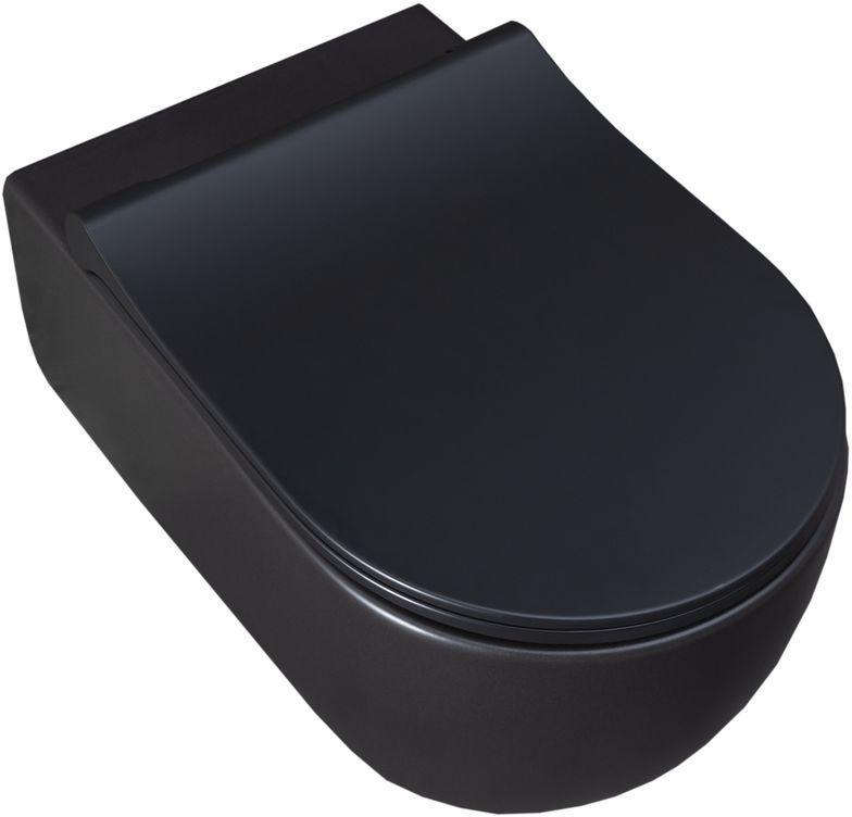 Чаша подвесного унитаза Allen Brau Priority 4.31001.31 черный матовый