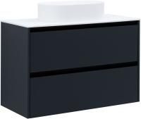 Тумба под раковину Allen Brau Activity 100 1.34006.AM антрацит матовый/черный браш