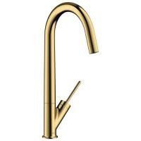 AX Starck Смеситель для кухни , цвет полированное золото
