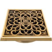 Решетка для трапа Bronze de Luxe Узоры 10x10 21962 Бронза Решетка для трапа Bronze de Luxe Узоры 10x10 21962 Бронза