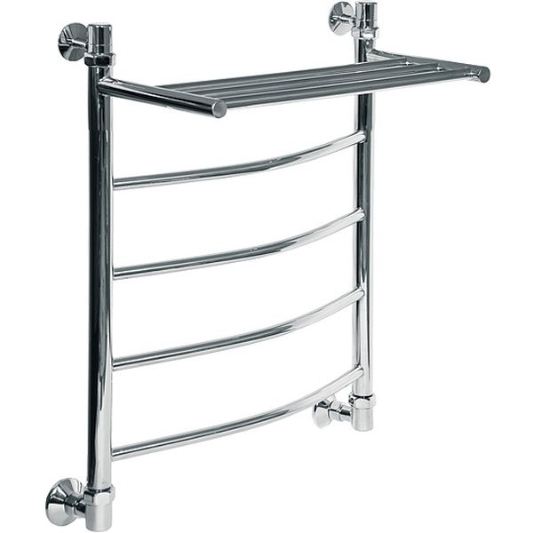 Водяной полотенцесушитель Ника Arc ЛД/ВП 60x60 с полкой Хром