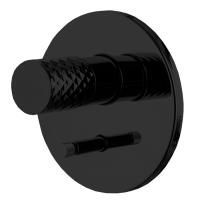 Fima Carlo Frattini Spillo Tech Смеситель для душа, встраиваемый, переключателем на 2 источника, цвет: чёрный матовый