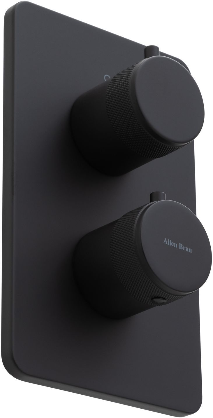 Смеситель для душа Allen Brau Priority 5.31113-31 (с внутренней частью, 1 выход) черный матовый, артикул 5.31113-31