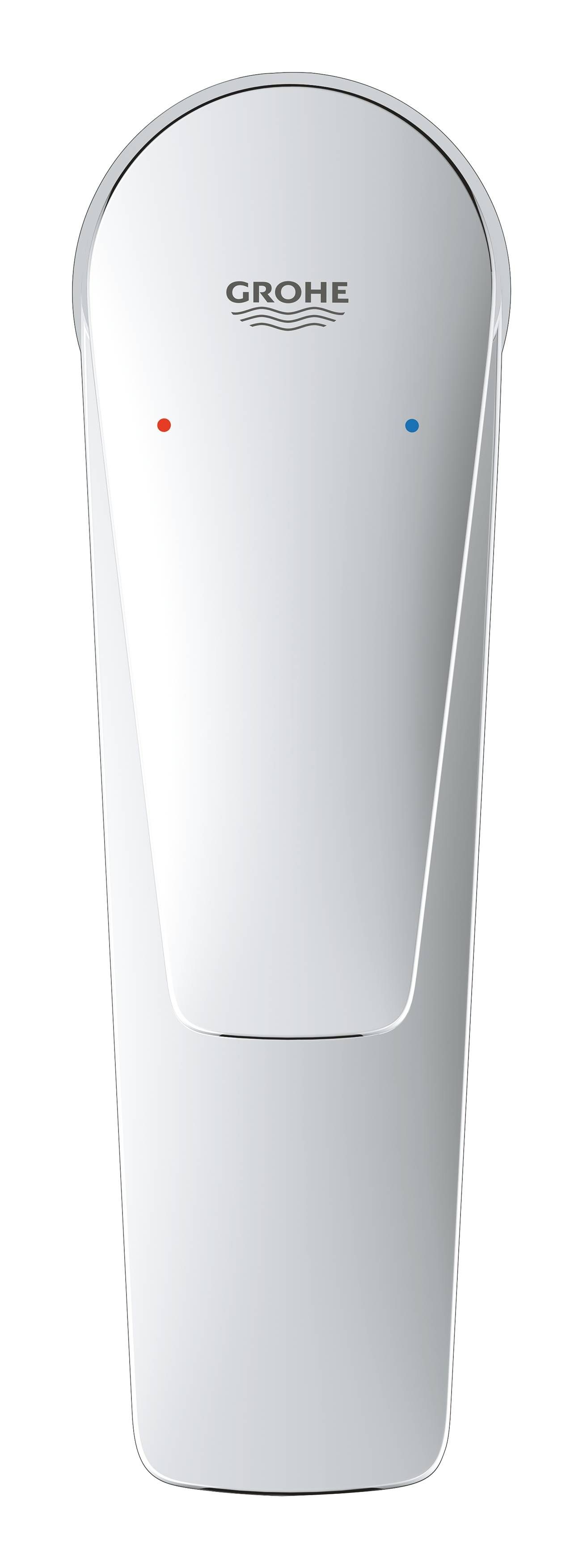 Смеситель для раковины GROHE BauEdge с ограничителем температуры и нажимным донным клапаном, размер M, хром (23901001) Смеситель для раковины GROHE BauEdge с ограничителем температуры и нажимным донным клапаном, размер M, хром (23901001)