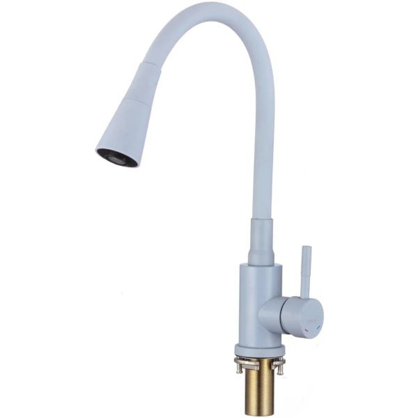 Смеситель для кухни Savol S-3002QM, серый