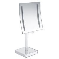 Косметическое зеркало WasserKRAFT K-1007 с увеличением и подсветкой LED Хром
