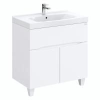 Тумба Onika Стрим 80 напольная, белая (ум. Como 80)