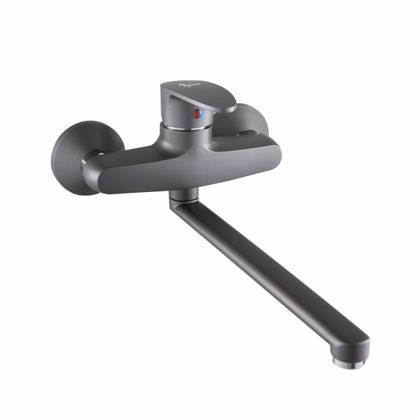 Смеситель для кухни Plstart PL4605-17, графит