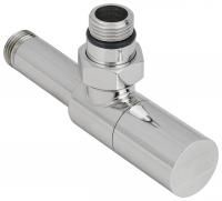 Вентиль угловой (цилиндр) G 1/2" НР х G 1/2" НР (Матовое ЗОЛОТО)