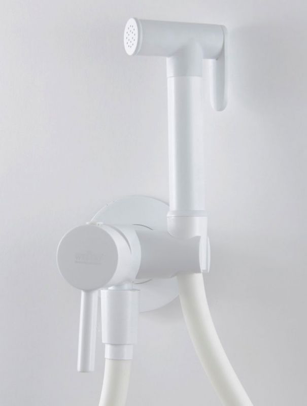 Гигиенический душ Webert Sax Evolution SE870303740 со смесителем Белый матовый