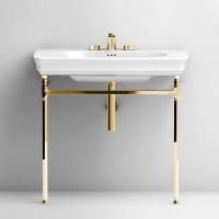 Artceram CIVITAS Металическая структура Quadra 76х44хh80,5см для раковины 90, цвет: золото