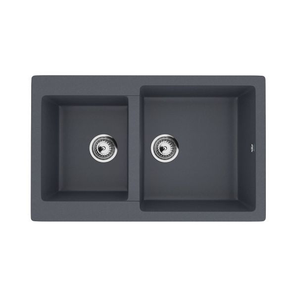 Кухонная мойка Ulgran U-505-343, антрацит