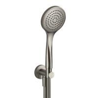 Gessi Emporio Emporio shower Душевой комплект, состоящий из вывода воды, держателя, шланга 1,50 м и лейки, цвет: Finox Brushed Nickel