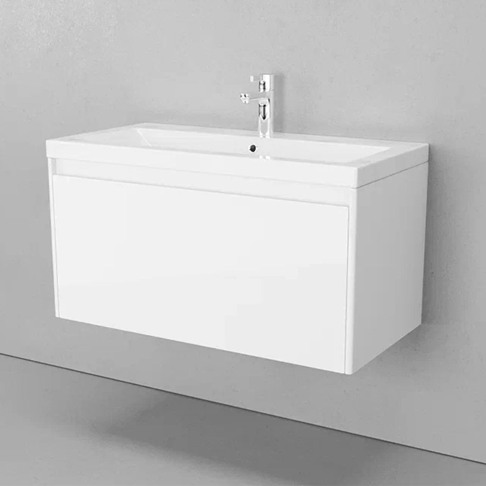 Тумба под раковину подвесная Velvex Klaufs tp.KLA.MAR.90.1Y, 90 см, артикул tp.KLA.MAR.90.1Y