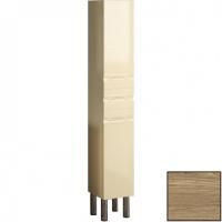 Шкаф пенал SanVit Прима 30 pprim с фактурой под дерево прямые ручки Карпатская ель