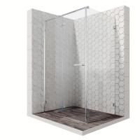 Душевой уголок Ambassador Abner 10011103L, прямоугольный, 120х80 см