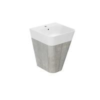 AZZURRA BUILD  раковина подвесная/накладная  50х50х16 см с 1 отв. под смеситель , цвет белый