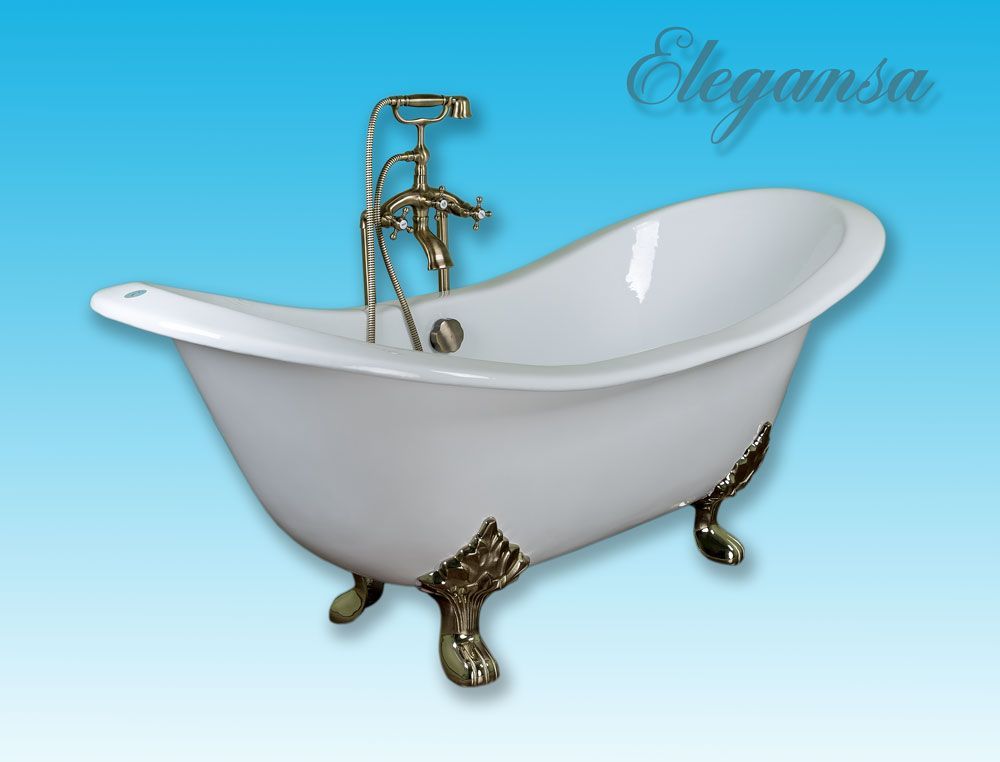 ВАННА чуг. ELEGANSA "TAISS" gold