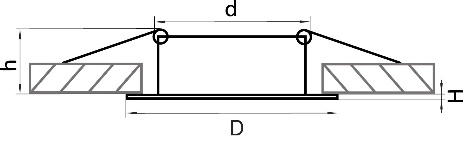 Светильник точечный встраиваемый декоративный под заменяемые галогенные или LED лампы Lega 16 Lightstar 011027
