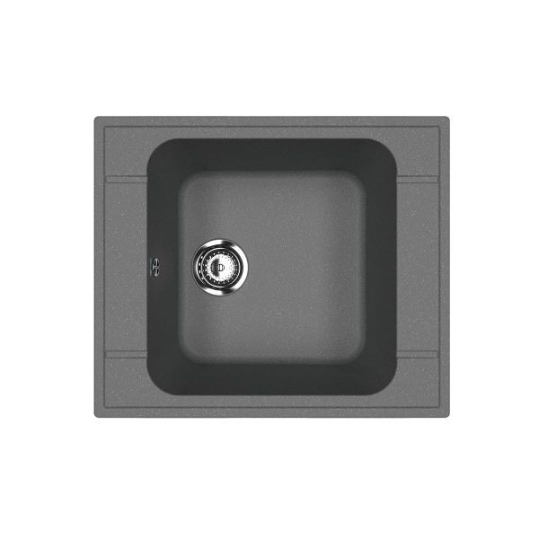 Кухонная мойка Ulgran U-604-343, антрацит