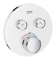 Термостатический смеситель на 2 выхода GROHE Grohtherm SmartControl, внешняя монтажная часть, белая луна (29151LS0) Термостатический смеситель на 2 выхода GROHE Grohtherm SmartControl, внешняя монтажная часть, белая луна (29151LS0)