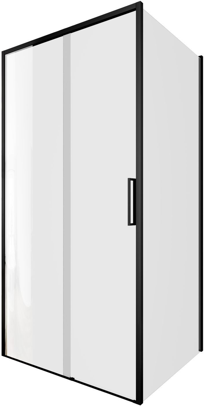 Душевой уголок Aquanet Pleasure Evo 100x90 AE65-100x90-BT профиль черный, прозрачное стекло Душевой уголок Aquanet Pleasure Evo 100x90 AE65-100x90-BT профиль черный, прозрачное стекло