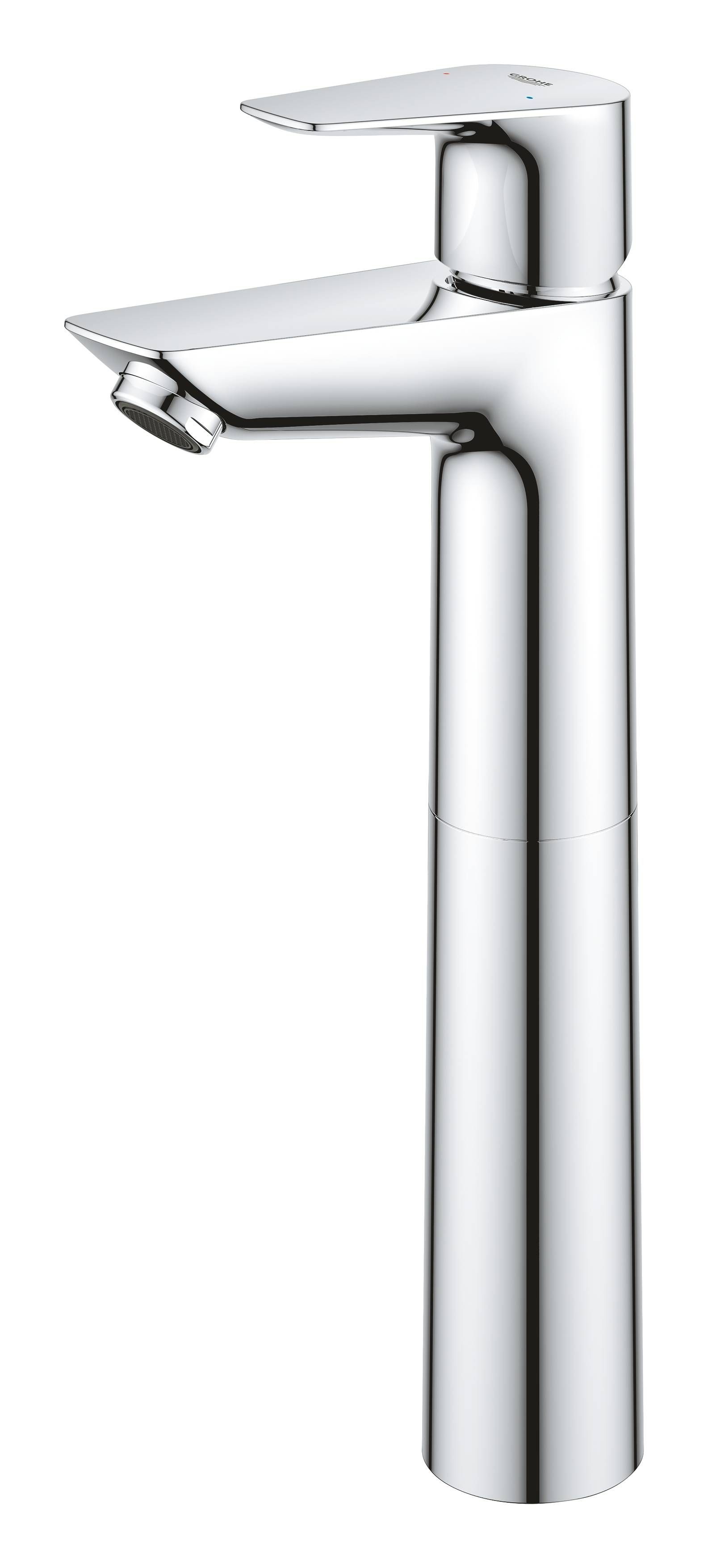 Смеситель для раковины  GROHE BAU EDGE 23761001 (хром, L-10,8 H-24,6), шт Смеситель для раковины  GROHE BAU EDGE 23761001 (хром, L-10,8 H-24,6), шт
