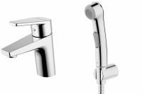 Смеситель для раковины Bravat Line F15299C-2 с гигиеническим душем Хром