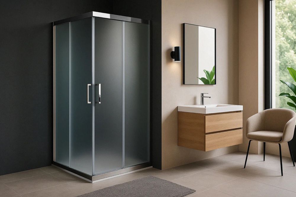 Душевой уголок Royal Bath RB HPD-C-CH 100х85х200 (матовое), артикул RB8510HPD-C-CH