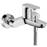 Смеситель для ванны и душа, Hansgrohe, Rebris S, тип открывания воды-однорычажный, тип регулирования воды-керамический картридж, монтаж-настенный, отверстия для монтажа-2, вынос излива, мм-173, регулируемое ограничение температуры, дивертер с переключател Смеситель для ванны и душа, Hansgrohe, Rebris S, тип открывания воды-однорычажный, тип регулирования воды-керамический картридж, монтаж-настенный, отверстия для монтажа-2, вынос излива, мм-173, регулируемое ограничение температуры, дивертер с переключател