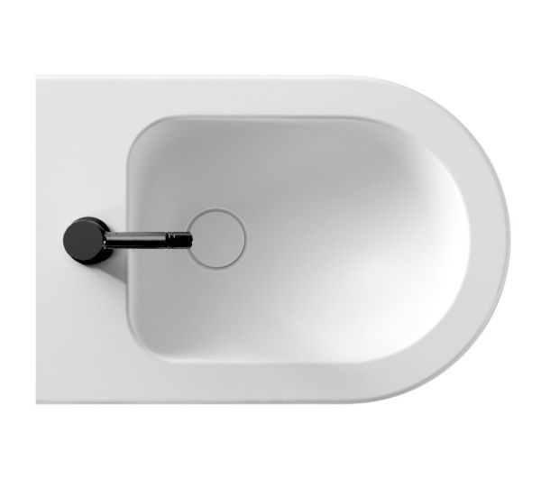 Alice Unica 50, подвесное биде c крепежом fix10, 50x35 см, цвет белый глянцевый